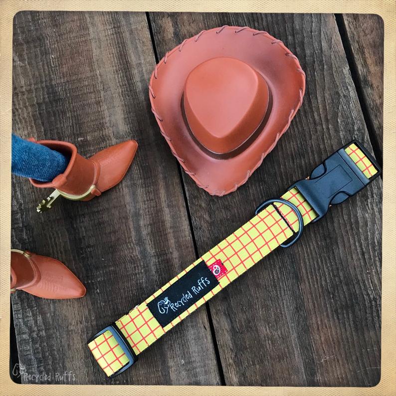 Toy story hot sale woody dog collar