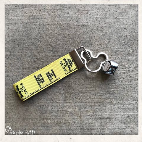 Disney Mary Poppins Practically Perfect Measuring Tape Inspired Key Fob