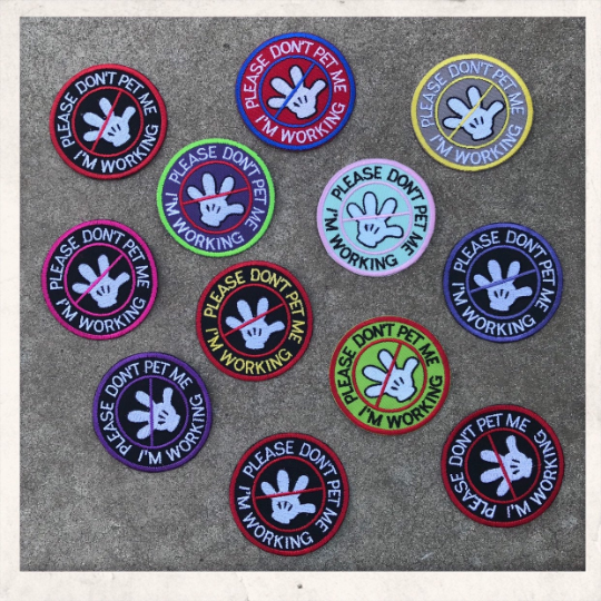 Disney service dog patches best sale