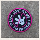 Magical Mickey Glove Hand - Do Not Pet ~ Working/Service Dog Patch